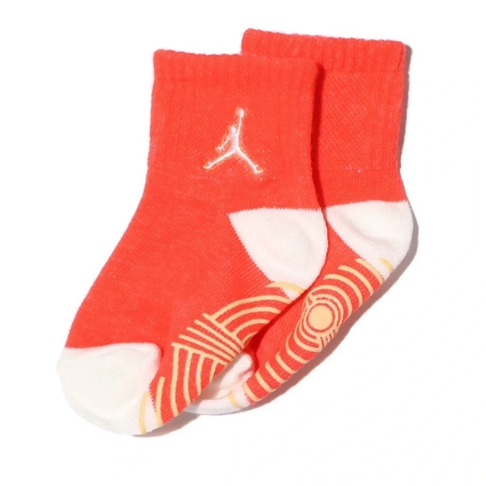 NWT Jordan MVP Newborn Ankle Gripper Socks Pack of Three